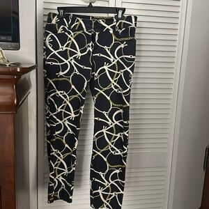 Cache stretch cotton pants.